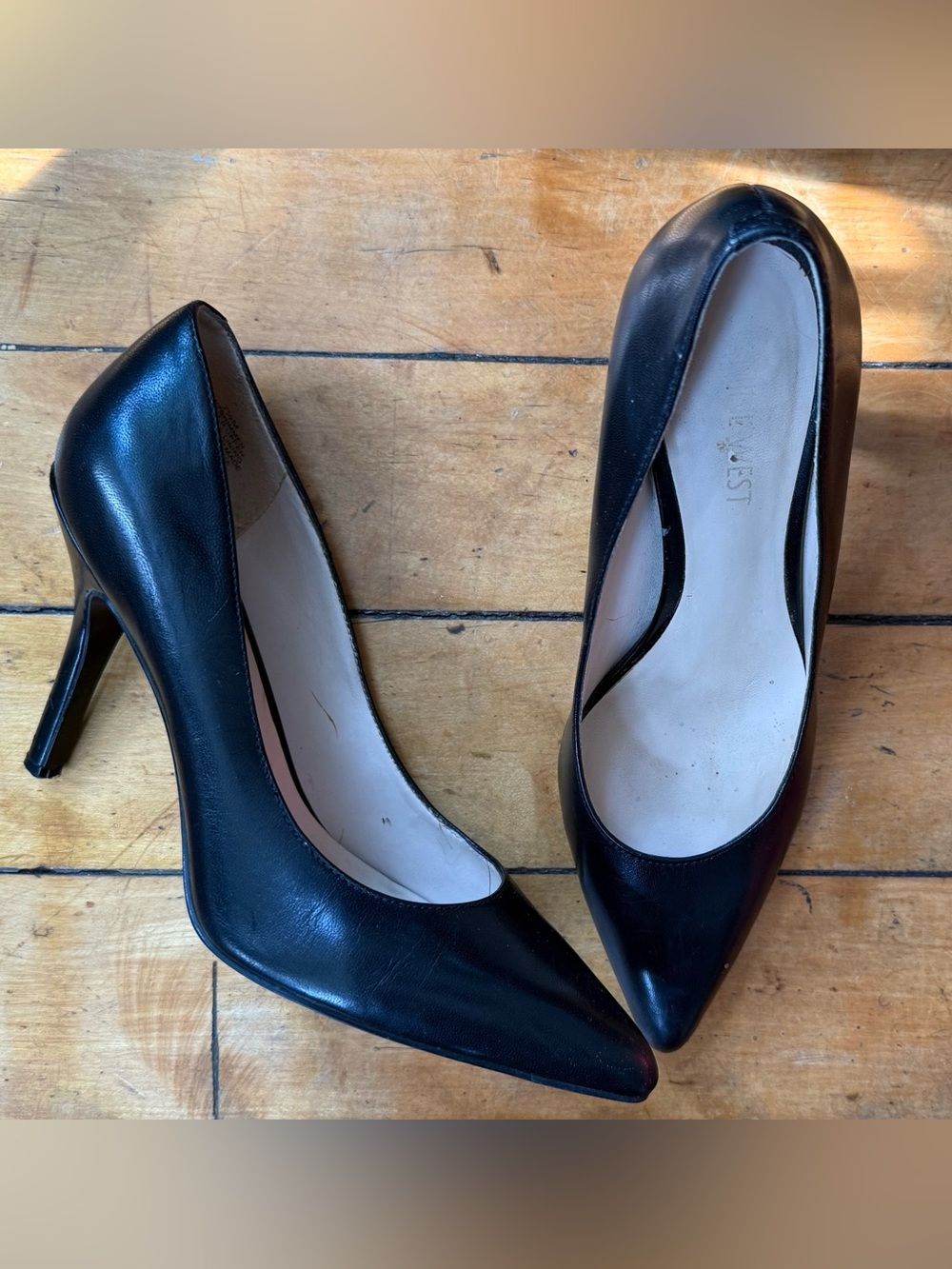 Nine West Black Pointed Toe Women's Pumps